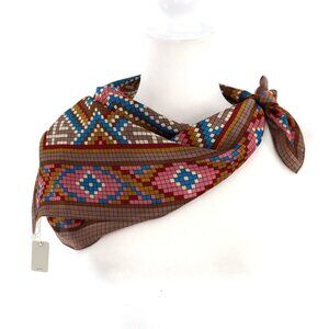 Be Clever Scarf Womens O/S Retro Indie Mod Hippie Boho Bohemian Festival 60s NWT